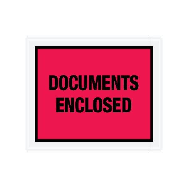 Bsc Preferred 10 x 12'' Red ''Documents Enclosed'' Envelopes, 500PK BUY00014894 - main